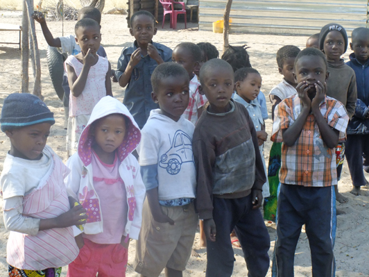 Children at Ouholamo Kindergarten